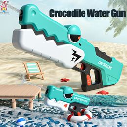 Pistool Speelgoed Leuke Automatische Elektrische Waterpistool Zomer Speelgoed Pistool Strand Outdoor Water Strijd Speelgoed voor Jongens Volwassen Geschenken Spelen water Zwemmen 230705