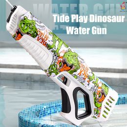 Pistolet Jouets Dinosaures Électrique Pistolet À Eau Jouet Entièrement Automatique Été Eau Jouet Piscine Plage Jouets Pour Enfants Enfants Garçons Filles Adultes 230720