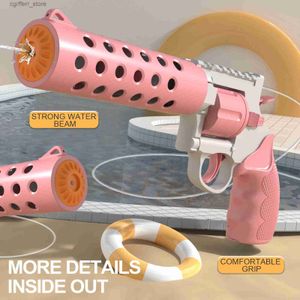 Pistolet Jouets Double Pistolets À Eau sac à dos pistolet électrique automatique splash jouet pour garçons filles et enfants Notre école au jeu jouet enfants cadeau 240327