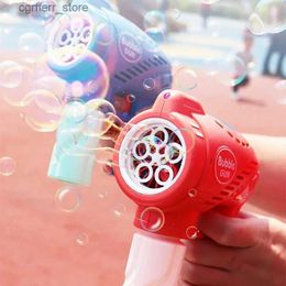 Pistolet Jouets Machine à bulles électrique flash automatique souffleur de bulles savon fabricant de bulles d'eau pistolet parent enfant bulle soufflage toy240327