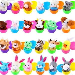 24 Stil Ostern Anhänger Kaninchen Ei Set Puppe Anhänger Plüsch 3x7CM