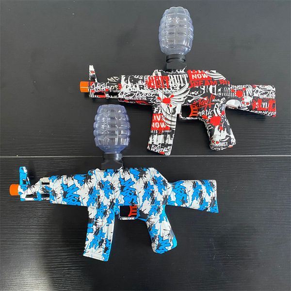 Gun Toys Pistola de pulverización de gel eléctrica con gotas de agua utilizada para actividades al aire libre equipos de tiro CS juegos de pistola de juguete para niños pequeños regalos 230728