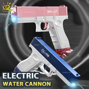 Toys Toys Electric Light Auto Burst Water Gun Firing Pistol Cannon Toys Summer Outdoor Shooting Fight Fight For Children Boy Gift 240416