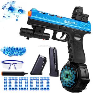 Pistolet Jouets Électrique Splatter Ball Gel Blaster Jouet Pistolet Activités De Plein Air Jeux Airsoft Pistolet Avec 10000 Perles D'eau Pour Garçon Enfants Cadeau 230712