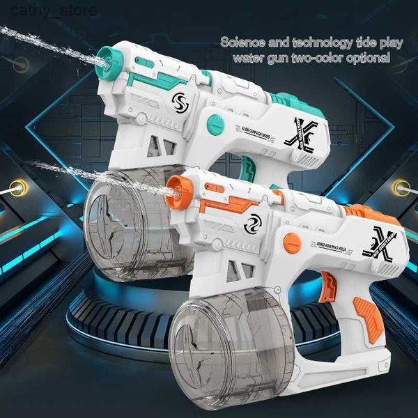 Toys Toys Electric Toy Water Gun Outdoor Summer plage Piscine de secteur Bataille Bataille Grand Capacité Shooting Water Gun Fun Water Bucket Gamel2404