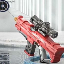 Pistoolspeelgoed Elektrisch waterpistool Hogedrukwaterpistolen met grote capaciteit voor volwassenen Kind Strandspeelgoed Buitenspellen Schieten Battle Waterpistool