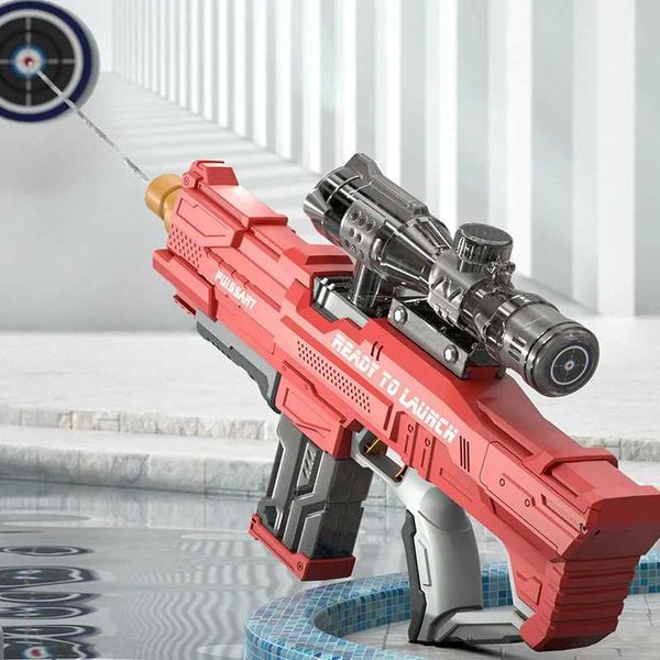 Gun Toys Pistolet à eau électrique haute pression pistolets à eau de grande capacité pour enfants adultes jouets de plage jeux de plein air tir bataille Water GunL2403