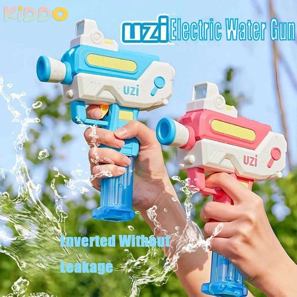Pistolet Jouets Pistolet à eau électrique Portable haute pression automatique plage d'été piscine extérieure combat jouets fantastiques pour garçons cadeaux de journée pour enfants L2403