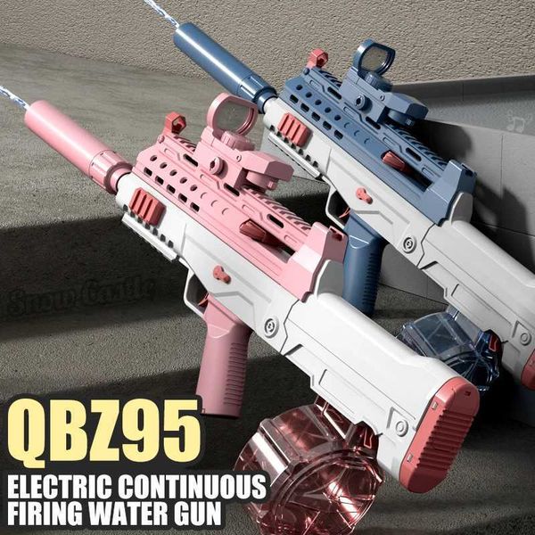 Toys Gun Electric Water Gun QBZ95 Super automatique Guns Water Glock Piscine de la piscine Party Outdoor Game Water Toy For Kids Children Boy T240422