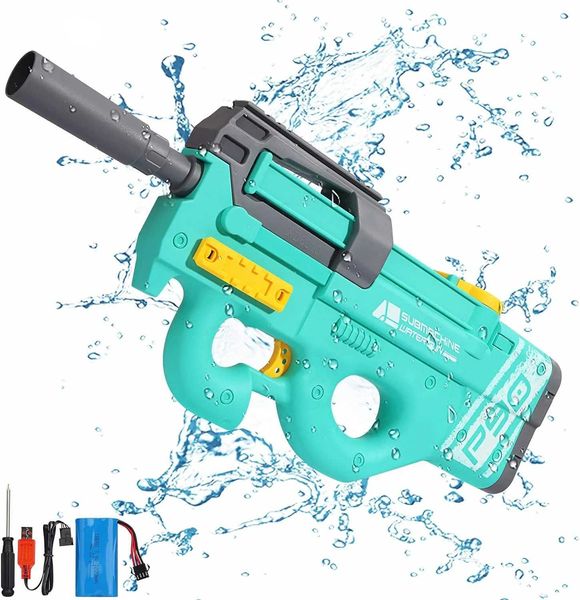 Toys pistolet électrique pistolet d'été extérieur natation de la plage de la plage de plage combats toysautomatics water blastersquirt pistolets pour adultes / enfants T240428