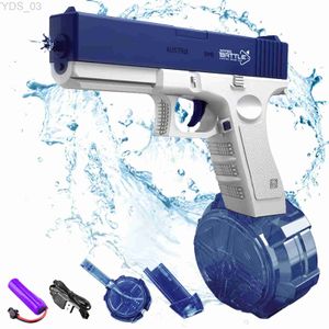 Pistoolspeelgoed Elektrische waterpistolen Water Soaker-pistoolspeelgoed voor kinderen van 8 tot 12 jaar Automatische waterpistolen tot 32 FT bereik Zomerzwembad Strandfeest YQ240307