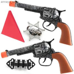 Gun Toys Festival Cosplay Party Western Cowboy Gun Props Childrens Toy Gun Plastic Revolver Kleding Accessoires GiftSL2404