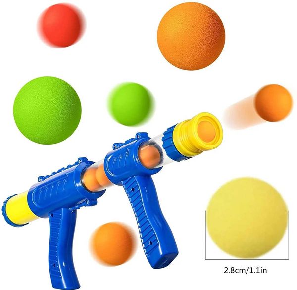 Gun Toys Remplissage de balles rondes pour recharger des balles de couleurs mélangées pour pistolets jouets, lanceurs en mousse souple à air pour emballage de balle de recharge et balles de remplacement pour cadeau 240307