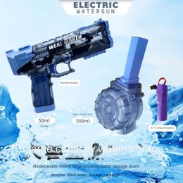 Gun Toys Pistolet à eau électrique à tir continu entièrement automatique