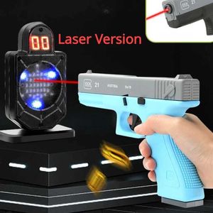 Pistolet jouets G17 Version Laser automatique jouet coquille pistolet à lancer Airsoft pistolet Armas enfants CS pistolet de tir pour garçons 240307