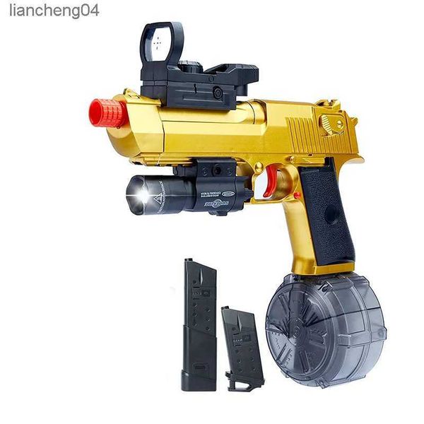 Pistolet Jouets Gel Balls Blaster Glock Pistolet Jouet Pistolet Hydrogel Électrique Pistolet De Paintball pour Adultes Garçons En Plein Air Cs Jeu De Tir Cadeau De Noël