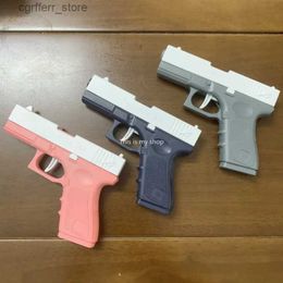 Pistolet jouets Glock rechargement pistolet à eau jouet manuel entrepôt vide arroseur suspendu continue le feu enfants été extérieur 240327