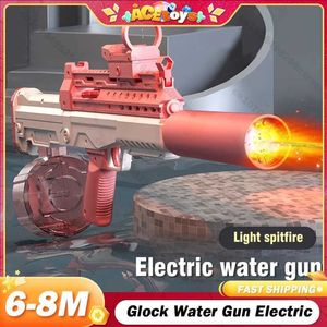 Gun Toys Glock pistolet à eau électrique entièrement automatique pistolet de grande capacité jouet de tir continu été plage jeu de plein air enfants cadeaux L2403
