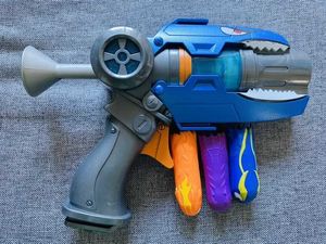 Gun Toys Gun Toys 22cm blauw oranje blauw generatie 1 Slugterra pistool-speelgoed met 3-ballen pistool jongen 2400308