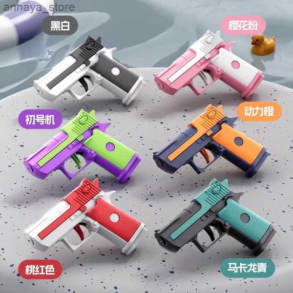 Toys Toys Hot Mini Desert Eagle Mécanique continue Continu Cliing Water Gun Small Pistol Summer Outdoor Place Poor Toy Shoot Water Gun For Kidsl2404