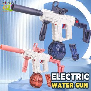 Pistolets Huiqibao Electric Fire Sword Submarine Water Gun Fantasy Water Battle Summer Outdoor Shooting Game Childrens Toys YQ240413