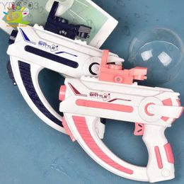 Gun Toys HUIQIBAO espace électrique automatique pistolet de stockage d'eau Portable enfants été plage en plein air combat fantaisie jouets pour garçons enfants jeu YQ240307