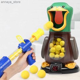 Gun Toys Hungry Shooting Duck Toys 98k Pistol Air Air Air Air Air Air Soft Bullet Ball Scoring Battle Games With Light Can Walk Gun Kids GiftSl2404