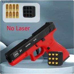 Pistolets Jugutes Nios 6 A 10 AOS Shell Ejection Pistolas Glock Toys for Boys Toy Gun Sport 2024 YQ240307