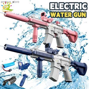 Gun Toys Kids M416 Auto Electric Water Gun Waters Fight Firing Pistol Toy Summer Outdoor Beach Shooting Game Childrens Toys Boys BoysL2404