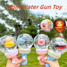 Gun Toys Kids Summer Water Guns Toy With Light Game Hippo Pig Bath Toys For Boys Girls Outdoor Beach Pool Toys Giftl2404