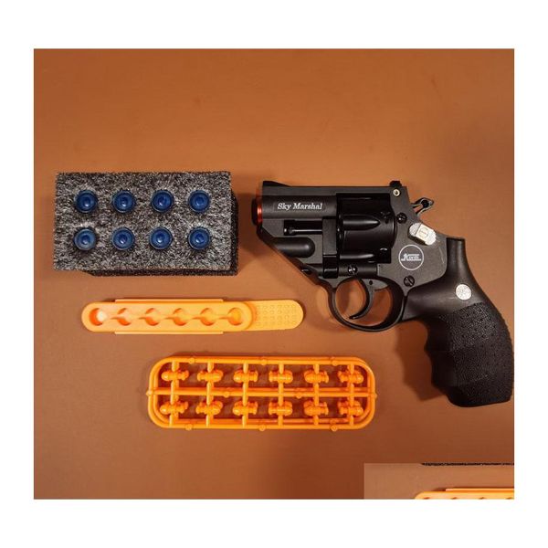 Pistolet Jouets Korth Sky Marshal 9Mm Revoer Jouet Pistolet Blaster Modèle De Tir Doux Pour Adts Garçons Cadeaux D'anniversaire Cs Drop Delivery Dhrcb