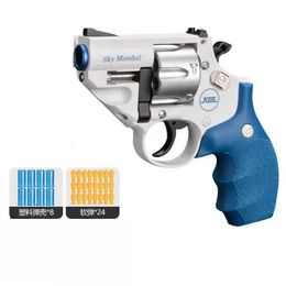 Pistoolspeelgoed Korth Sky Marshal 9 mm revolver speelgoedpistool speelgoed voor zachte kogels Airsoft wapens voor volwassenen verjaardagscadeaus voor jongens cs.240307