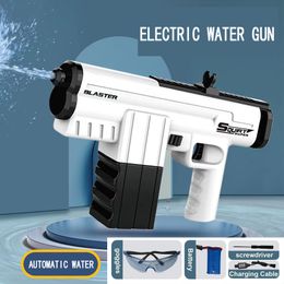 Pistola de juguete eléctrica automática grande, ráfagas de agua, juego de verano, pistola de agua recargable, piscina de playa al aire libre de alta presión 221025