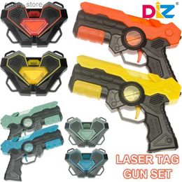 Toys Toys Laser Tag Battle Game Gun Set Gun Infrared Toy Guns Arme Kids Kids Laser Strike Pistol for Boys Children Indoor Outdoor Sportsl2404