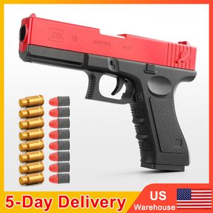 Gun Toys M1911 AirSoft Pistol Shell Eject Soft Bullet Weapon Children Armas Blaster Shoot Outdoor CS Game Boys S 230511