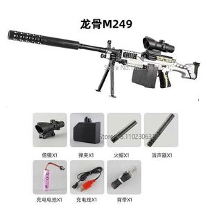 Pistool Speelgoed M249 Sniper Rifle Water Speelgoed Pistool Elektrische Gel Blaster Ploetert Paintball Handleiding M416 Pistool Outdoor Game Airsoft voor Jongens T221105