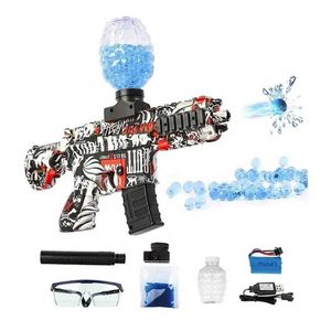 Gun Toys M416 Gel Ball Toy Gun.Automatische repeater schiet kristallen ball gun boys outdoor cs schietspel rekwisieten t240428