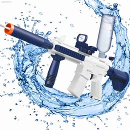 Gun Toys M416 Water Gun Elektrisch automatisch Airsoft Pistol Zomer Zwembad Beach Party Game Buiten Water Toy For Kids Boy Gift 240408