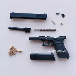 Jouets d'armes à feu Mini Keychain G17 Pistolet Forme Keychain PUBG M29F DERTER EAGLE MODÈLE PORTABLE MODÈLE DE CHARR