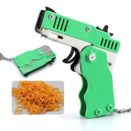 Pistolet jouets Mini élastique pistolet jouet conception pliable et Durable grand cadeau pour cadeau d'anniversaire L2403