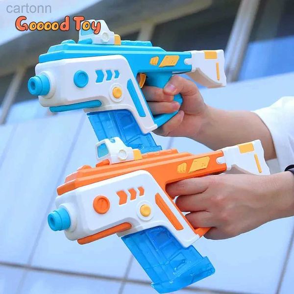 Pistolets pistolet mini pistolet pistolet spray automatique automatique à grande vitesse Strong Summer Water Pistol Beach Game Toy for Kids Boys Girls Adults Toy Gift 240408