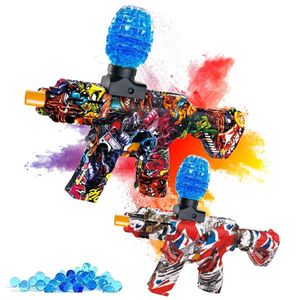 Gun Toys Mnin M416 Elektrische gel Ball Blaster Toyseco-Friendly Splatter Ball BlasterAutomatic Outdoor Games Toys For Activiteiten Team Gam 240416