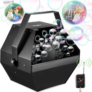 Gun Toys New arrived 60W stage Bubble Machine remote control for disco dj pub wedding party stage effect machine stage Bubble Machine T230522