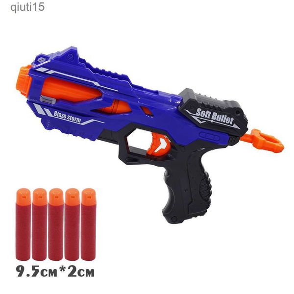 Gun Toys New Manual Soft Bullet Gun Suit pour Nerf Red Sniper Bullets Toy Pistol Gun Long Range Dart Blasterr Jouets pour enfants T230515