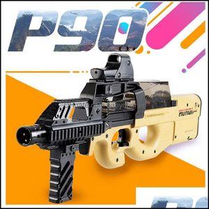 Pistool Speelgoed P90 Speelgoed Assat Sniper Water Model Outdoor Activiteiten Cs Game Elektrische Uitbarstingen Paintball Pistool Voor Kinderen Drop levering 2021 Dhrc2