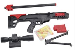 Handmatig zacht kogelpistool kan Eva Foam Bullets Children's Toy Gun Barrett Sniper Gun afvuren