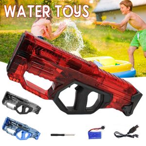 Pistool Speelgoed Draagbare Elektrische Water Zuig Squirts Speelgoed Zomer Sterkste Strijd Voor Zwembad Outdoor Strand 230729