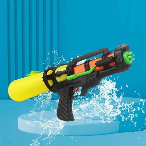 Jouets de canon Type de grande capacité d'eau pistolet Childrens Beach Toys High-Capacité Plastic Abs Pression Eau Poince de piscine Toys Outdoor Toys T240428