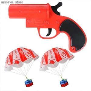Toys Signal réaliste arme à feu lançant des jeux en famille parachute jouets d'éducation préscolaire jouets miniatures jouet lancement de jouets Setl2404