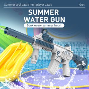 Pistolet Jouets Rechargeable Entièrement Automatique Continu Électrique M416 Pistolet À Eau Haute Tension Plage En Plein Air Pour Enfants Jouant Jouet 230701